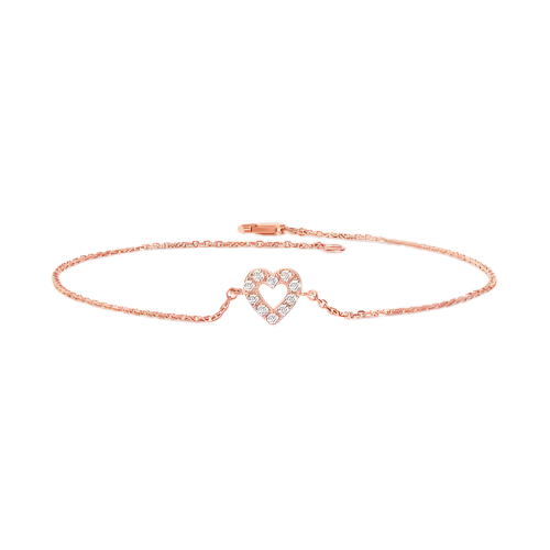 Pulseira Ouro 18k Feminina Circulo Cravejado Diamante Luxo - Imagem 4