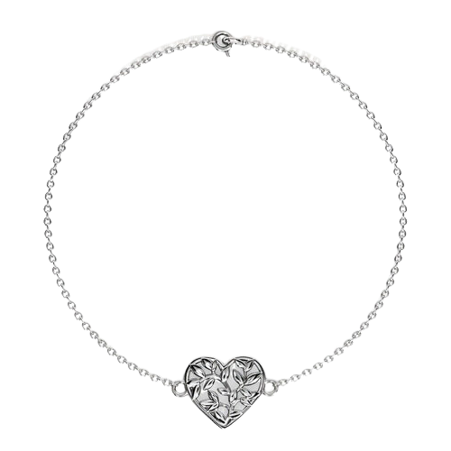 Pulseira Ouro 18k Feminina Coração Maciço Elegante Luxo - Imagem 3