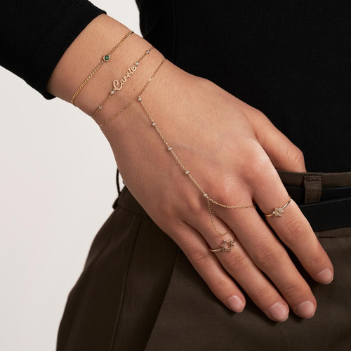 Anel Solitário Feminino Ouro 18k 750 Estrela De Davi Maciça - Imagem 3