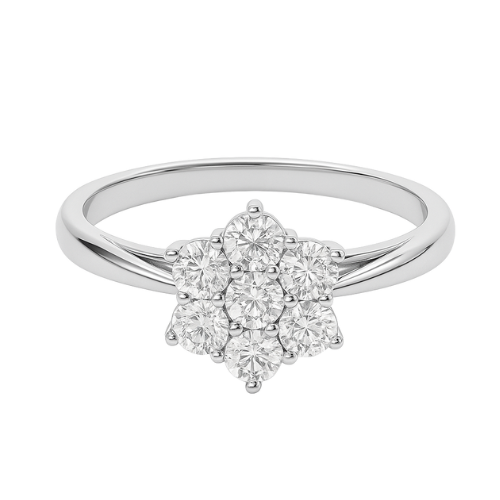 Anel Ouro 18k Feminino Pena Pássaro Cravejada Luxo Elegante - Imagem 4