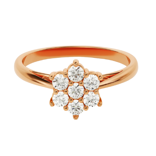 Anel Ouro 18k Feminino Pena Pássaro Cravejada Luxo Elegante - Imagem 5