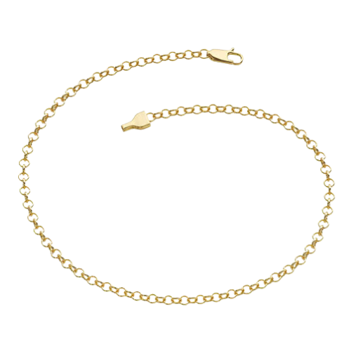 Pulseira Feminina Ouro 18k Elos Delicados Elegante Luxo