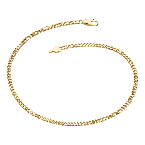 Pulseira Feminina Ouro 18k Delicada Elos Delicados Luxo