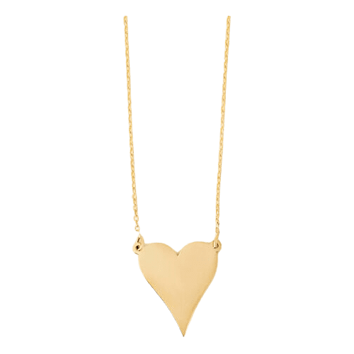 Colar Ouro 18k 750 Feminino Coração Minimalista Elegante Lux