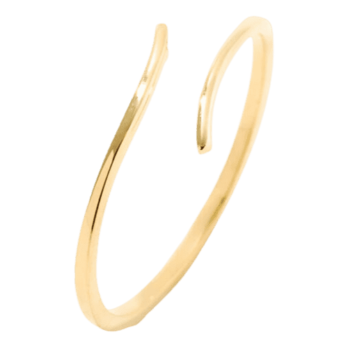 Anel Solitário Feminino Ouro 18k 750 Ajustável Elegante Lux