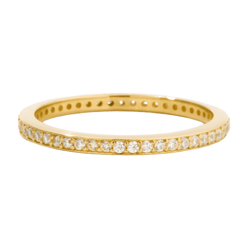 Anel Noivado Feminino Ouro 18k 750 Cravejado Diamantes Luxo