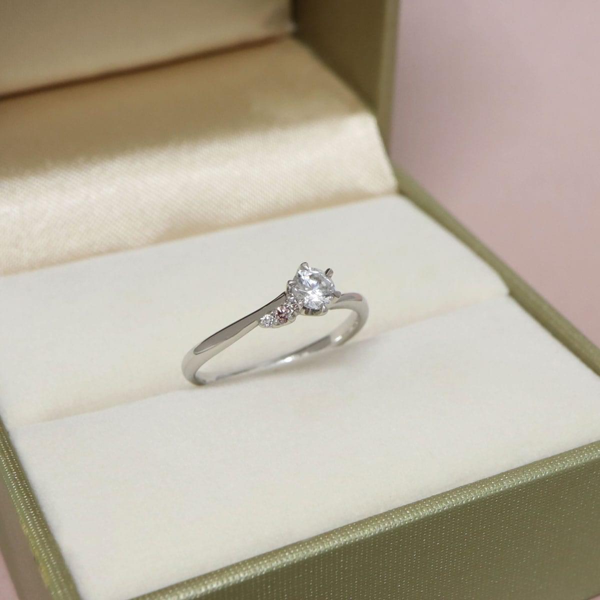 Anel Noivado Cravo Da Índia Ouro Branco - Imagem 6