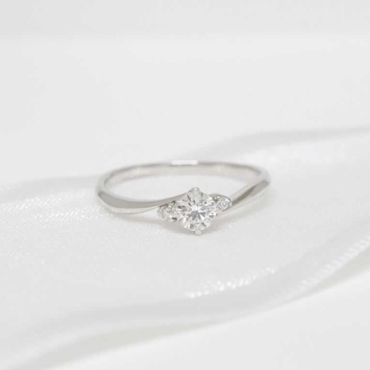 Anel Noivado Honra Ouro Branco - Imagem 3