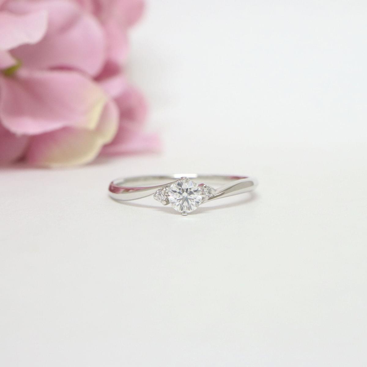 Anel Noivado Honra Ouro Branco - Imagem 2